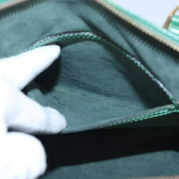 LOUIS VUITTON Epi Alma Hand Bag Borneo Green - Picture 14 of 16